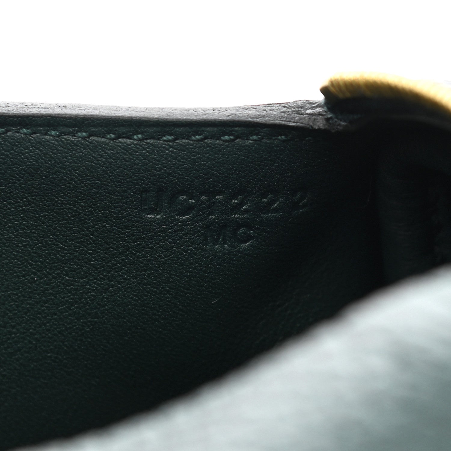 Hermes Taurillon Clemence Mini Lindy 20 Vert Cypress 7 of 11