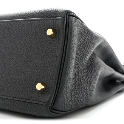 Hermes Togo Kelly Retourne 32 Black 10 of 12