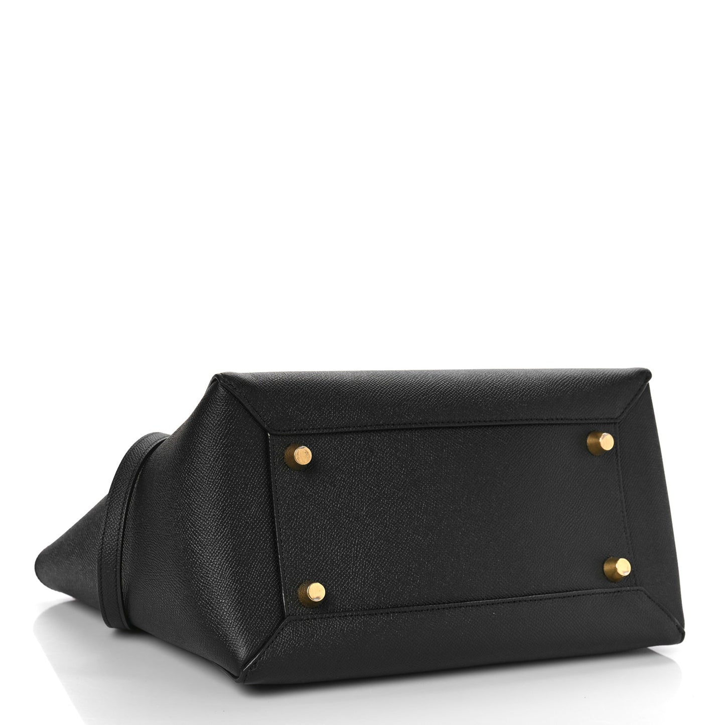 Grained Calfskin Mini Belt Bag Black