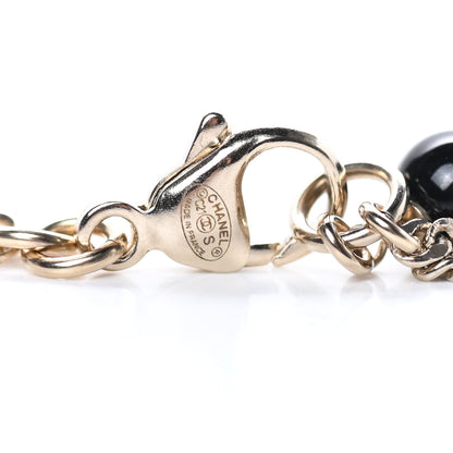 Chanel Baguette Crystal CC Starfall Necklace Gold 4 of 5