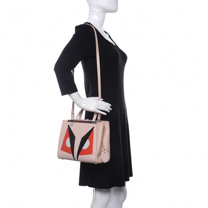 Fendi Vitello Elite Monster Petite 2Jours Tote Rosa Plaster 2 of 10