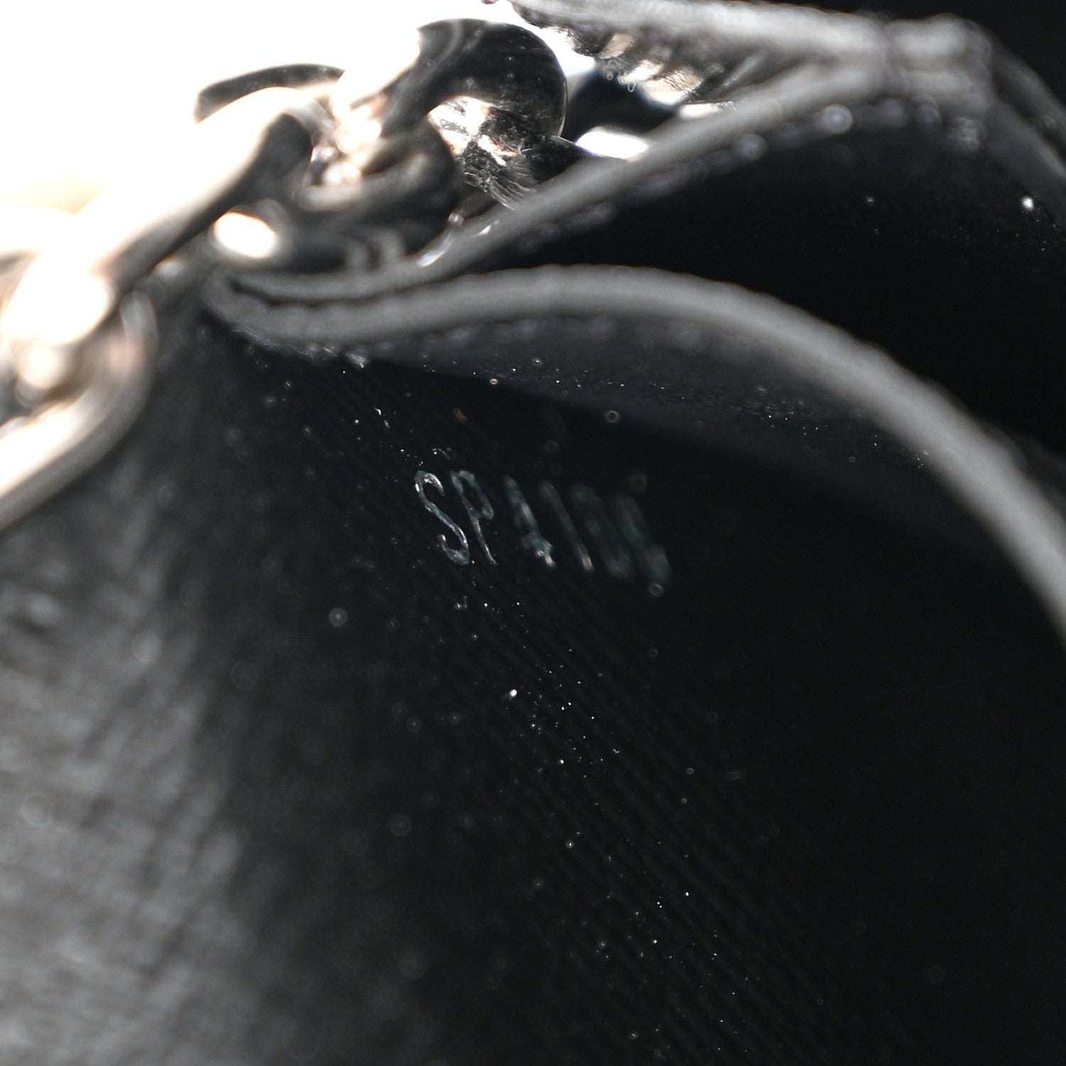 Louis Vuitton Epi Twist Chain Wallet Black 7 of 12