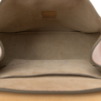 Chloe Suede Smooth Calfskin Drew Shoulder Bag Milky Coffee 5 of 16