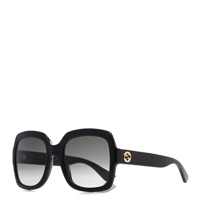 Gucci Oversized Square GG0036S Sunglasses Black 1 of 8