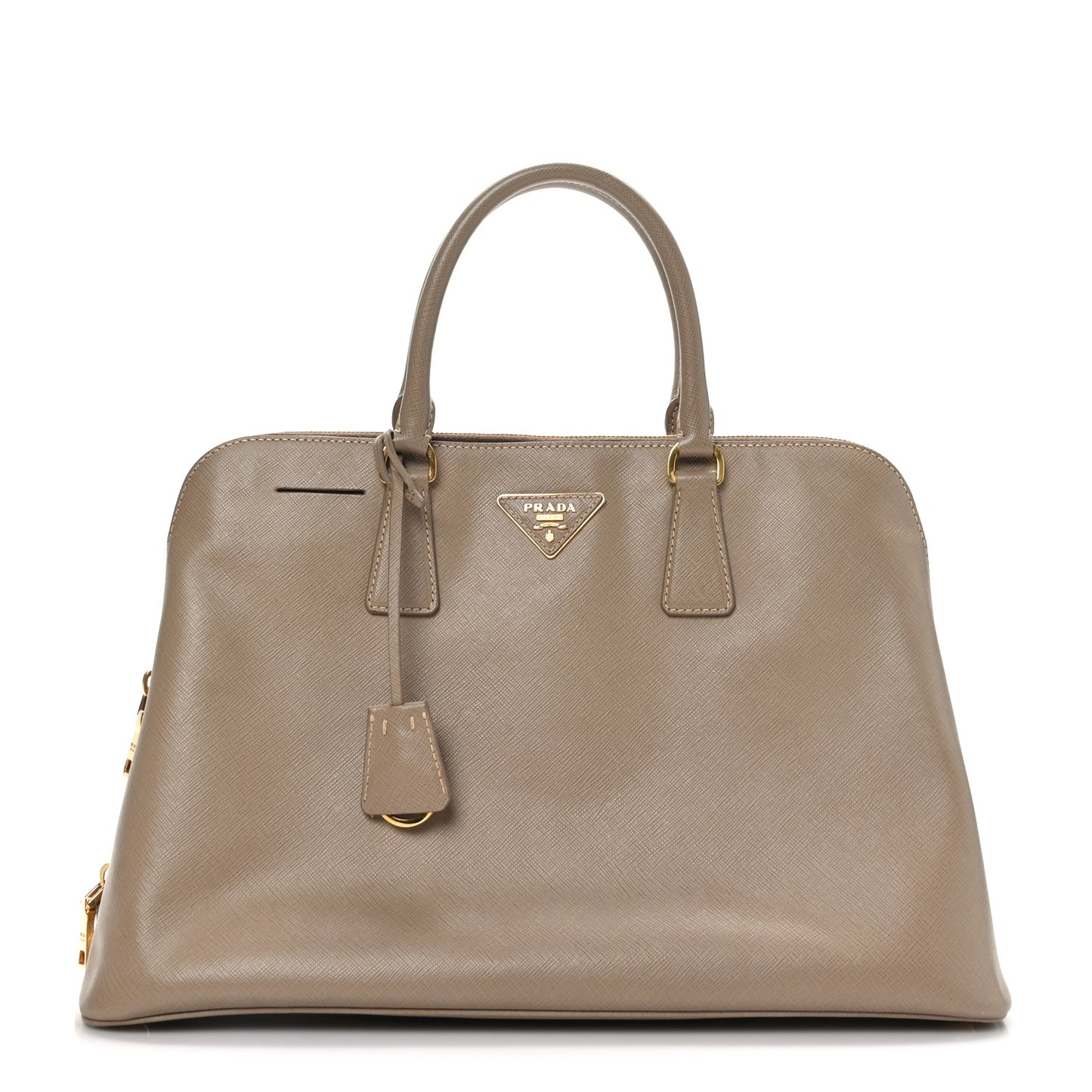 Saffiano Lux Medium Promenade Tote Cammeo