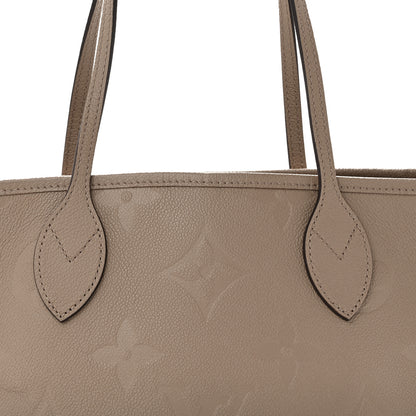 Louis Vuitton Empreinte Monogram Giant Neverfull MM Tourterelle 8 of 12