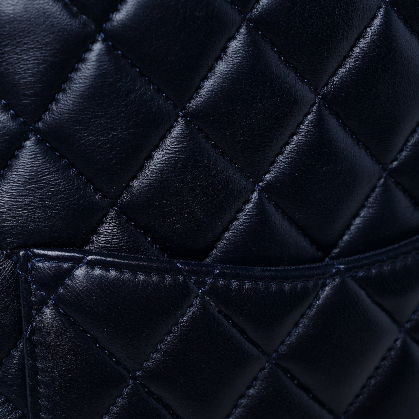 Lambskin Quilted Large In Seoul Backpack Navy