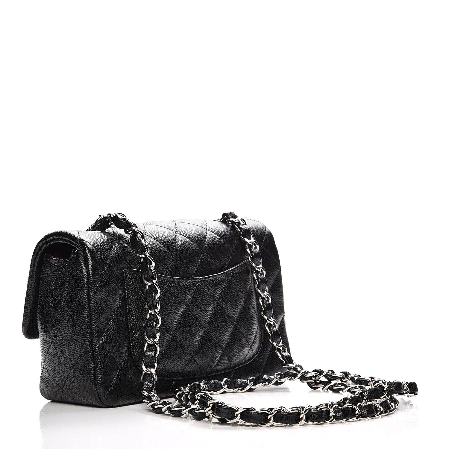 Chanel Caviar Quilted Mini Rectangular Flap Black 3 of 8