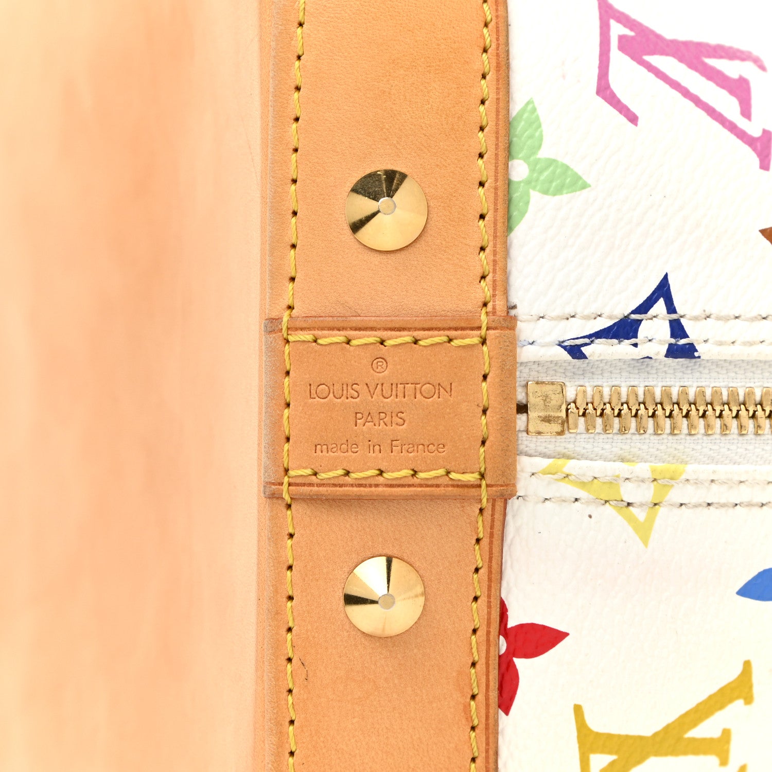 Louis Vuitton Monogram Multicolor Alma White 6 of 21