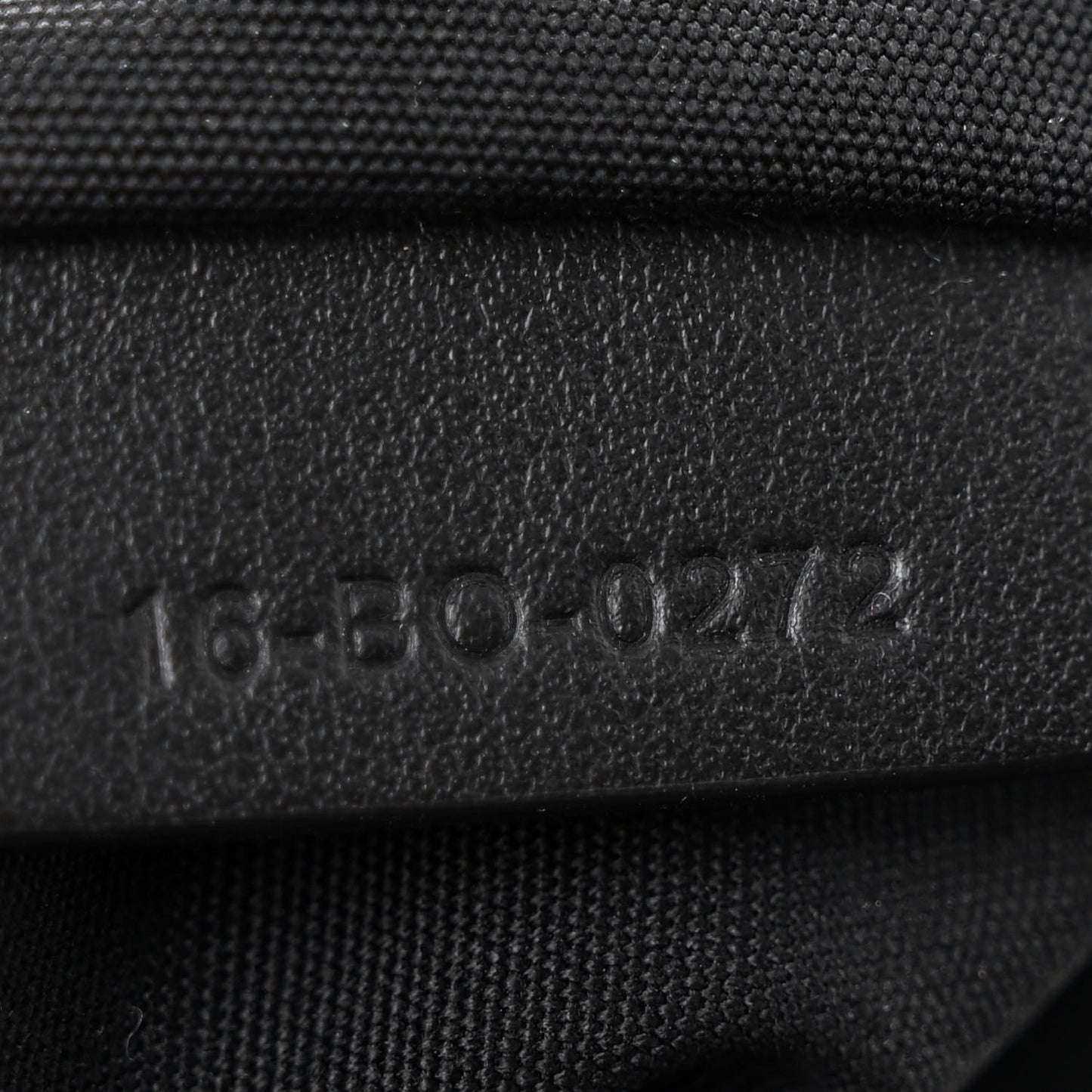 Coated Canvas CD Diamond Printed Mens Saddle Bag Black