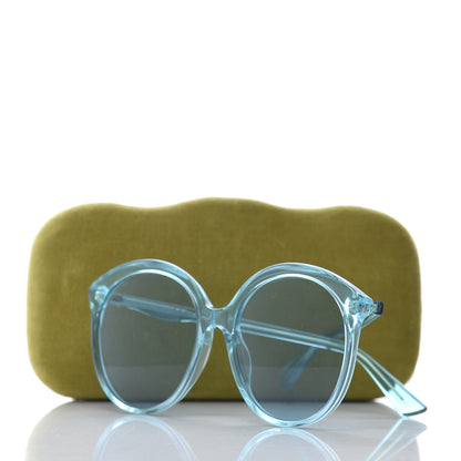 Gucci Acetate Sunglasses GG0257S Blue 8 of 8