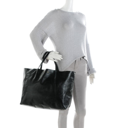 Celine Lambskin Horizontal Cabas Black 2 of 10