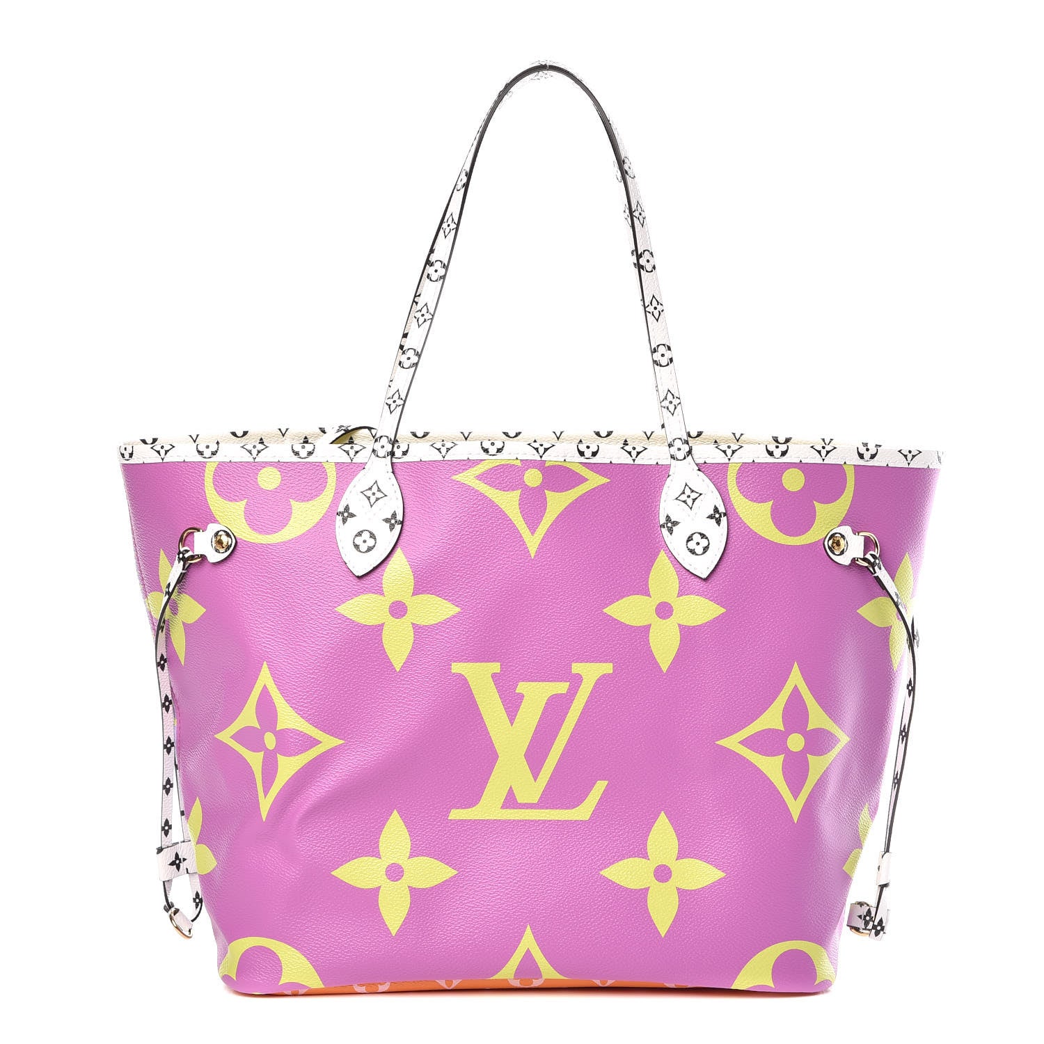 Louis Vuitton Monogram Giant Neverfull MM Pink Lilac 3 of 13