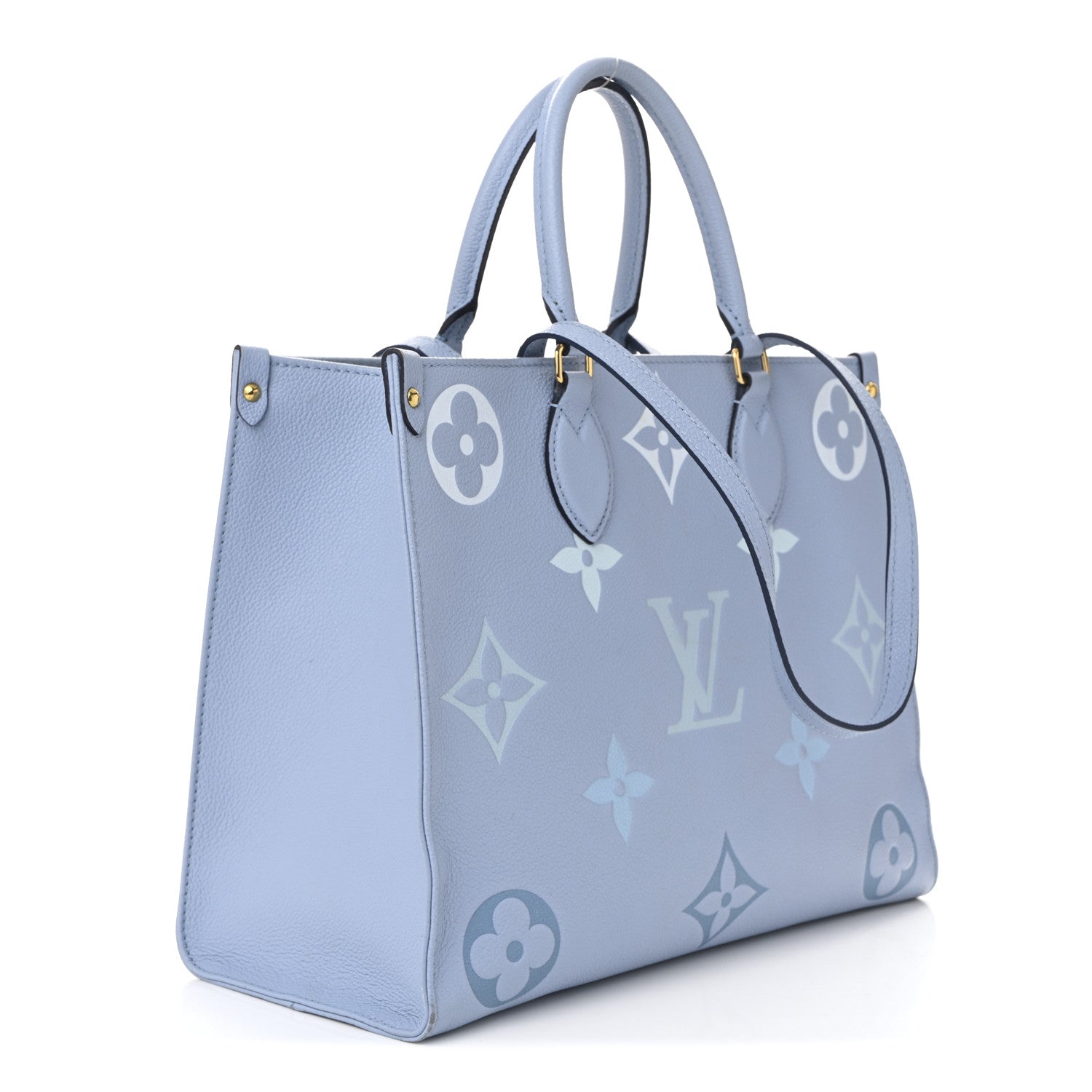 Louis Vuitton Empreinte Monogram Giant By The Pool Onthego MM Summer Blue 5 of 21
