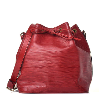 Louis Vuitton Epi Petit Noe Castillan Red 1 of 10
