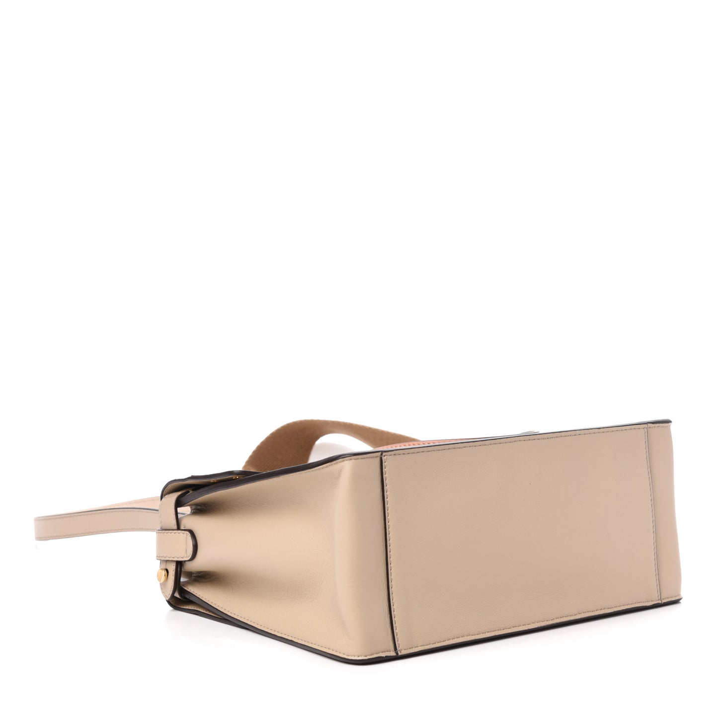 Vitello Grace Suede Large Flip Tote Nuvola Marrone Rosa Bourbon