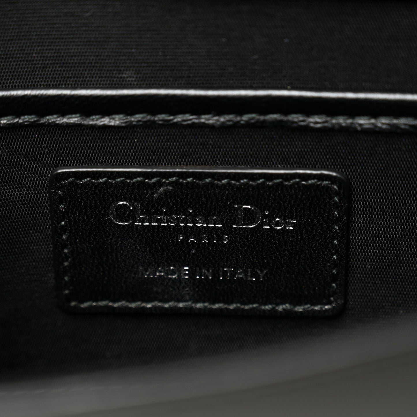 Lambskin Cannage Lady Dior Convertible Clutch Black