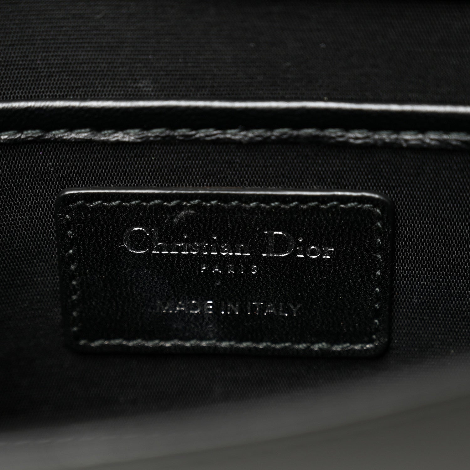 Christian Dior Lambskin Cannage Lady Dior Convertible Clutch Black 6 of 9