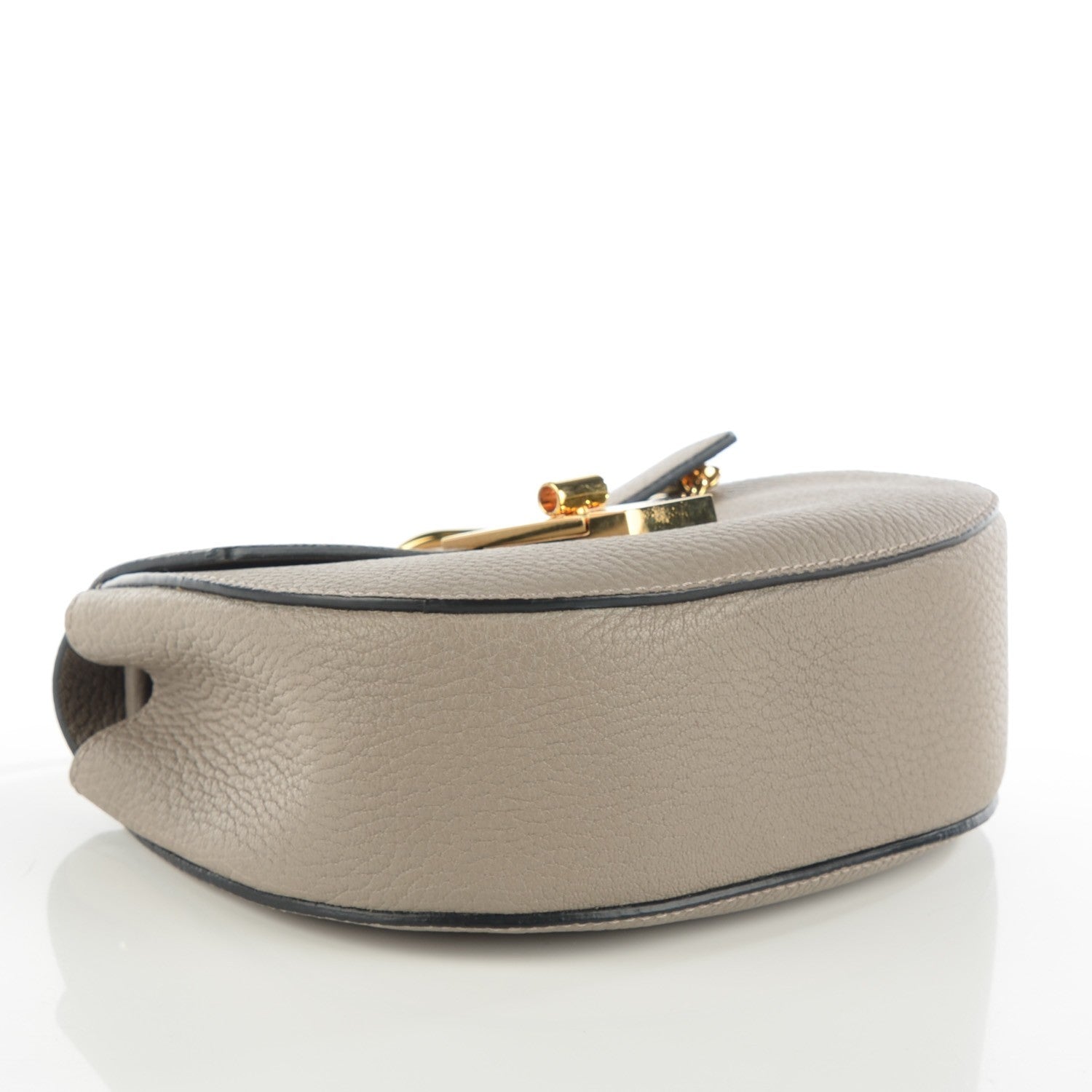 Chloe Grained Lambskin Mini Drew Shoulder Bag Motty Grey 4 of 7