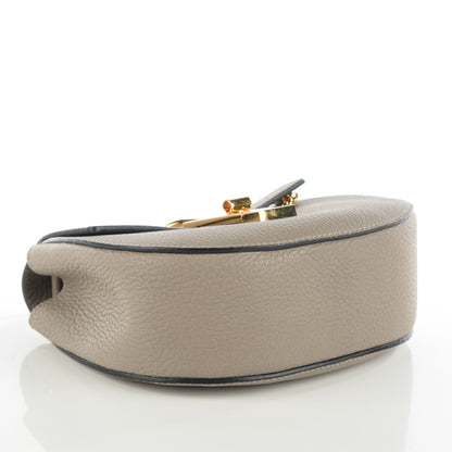 Chloe Grained Lambskin Mini Drew Shoulder Bag Motty Grey 4 of 7