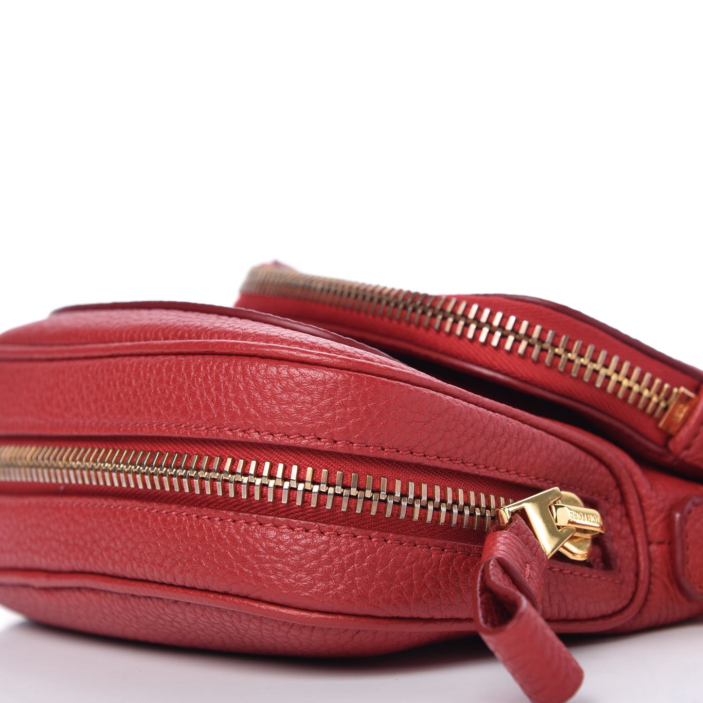 Calfskin Mini Jennifer Crossbody Bag Flame Red