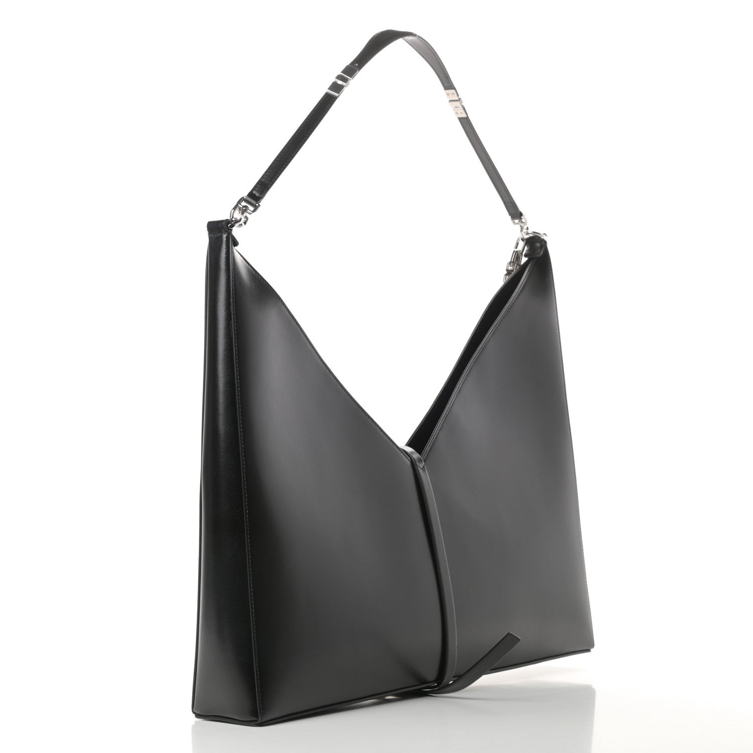 Givenchy Box Calfskin Large Cut Out Shoulder Bag Black 3 of 11
