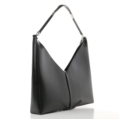Givenchy Box Calfskin Large Cut Out Shoulder Bag Black 3 of 11