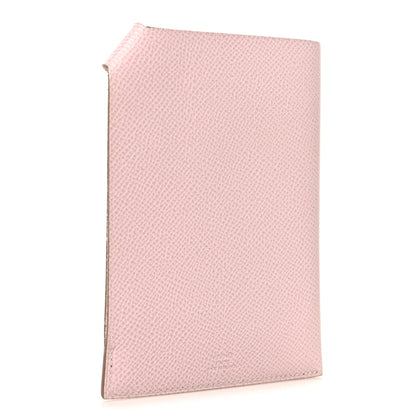 Hermes Epsom Tarmac Passport Holder Mauve Pale 3 of 8