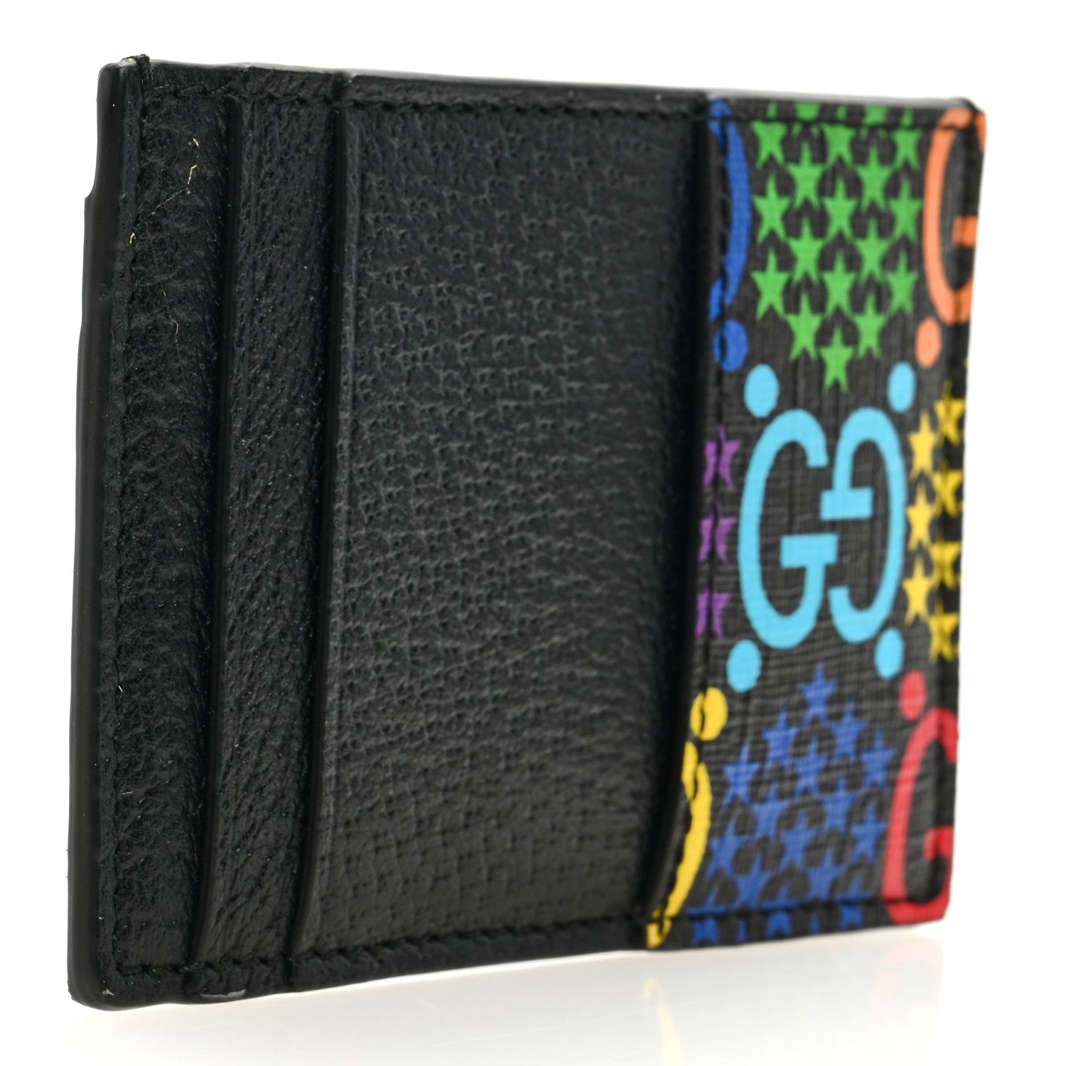 Gucci GG Supreme Monogram Psychedelic Card Holder Black 3 of 7