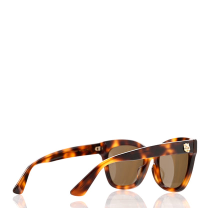 Gucci Acetate Square Frame Sunglasses GG0029SA Tortoise 4 of 8