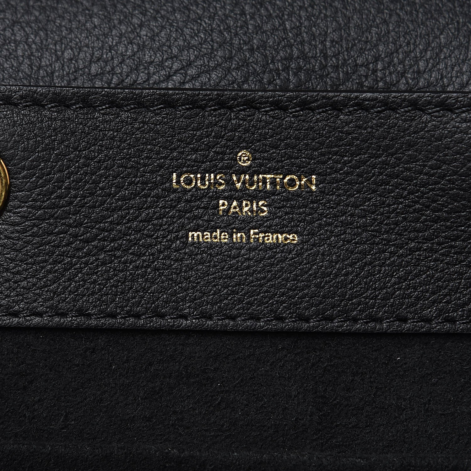 Louis Vuitton Calfskin Lockme Mini Backpack Black 6 of 8