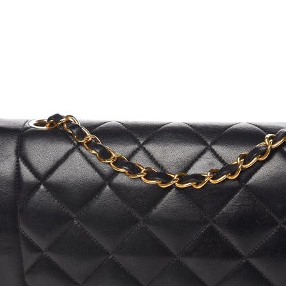 Chanel Lambskin Quilted Medium Single Flap Black 12 of 15