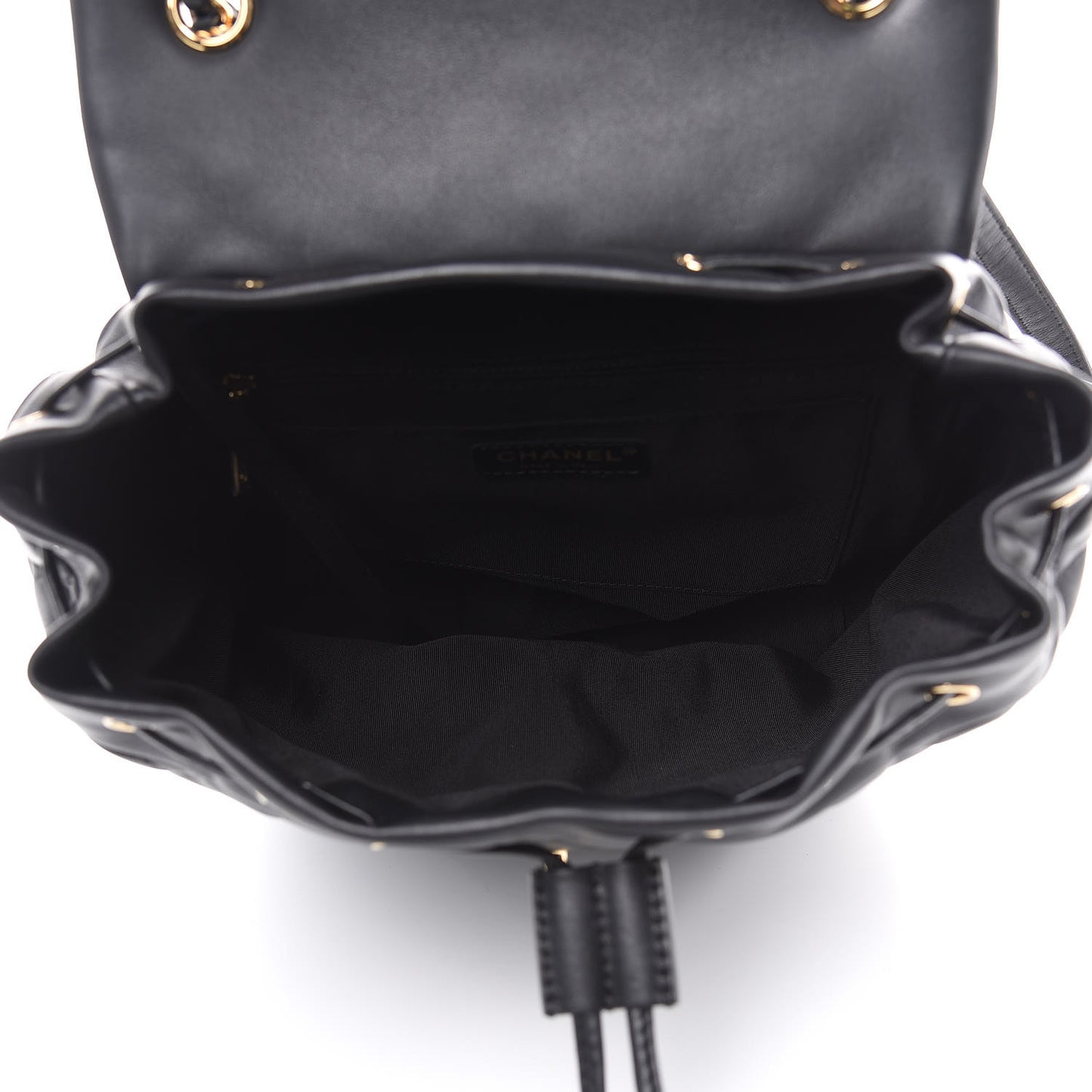 Lambskin Quilted Large Urban Spirit Backpack Black