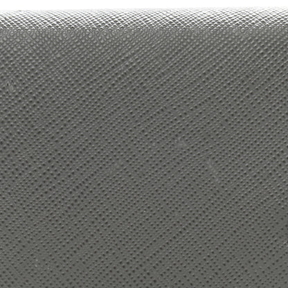 Prada Saffiano Metal Continental Flap Wallet Marmo 8 of 10