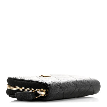 Chanel Caviar Quilted Classic Zipped Coin Purse Black 4 of 10