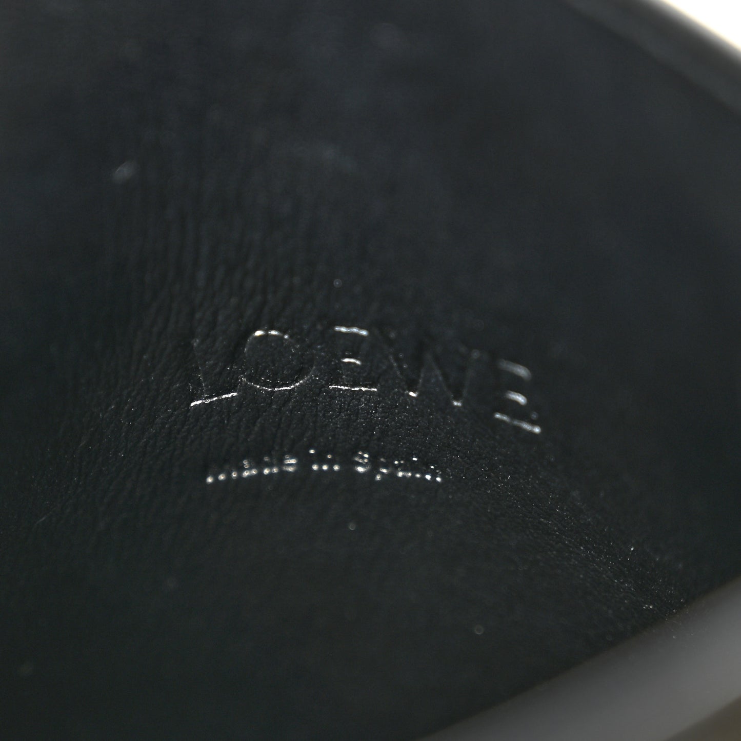 Smooth Calfskin Dice Pocket Black