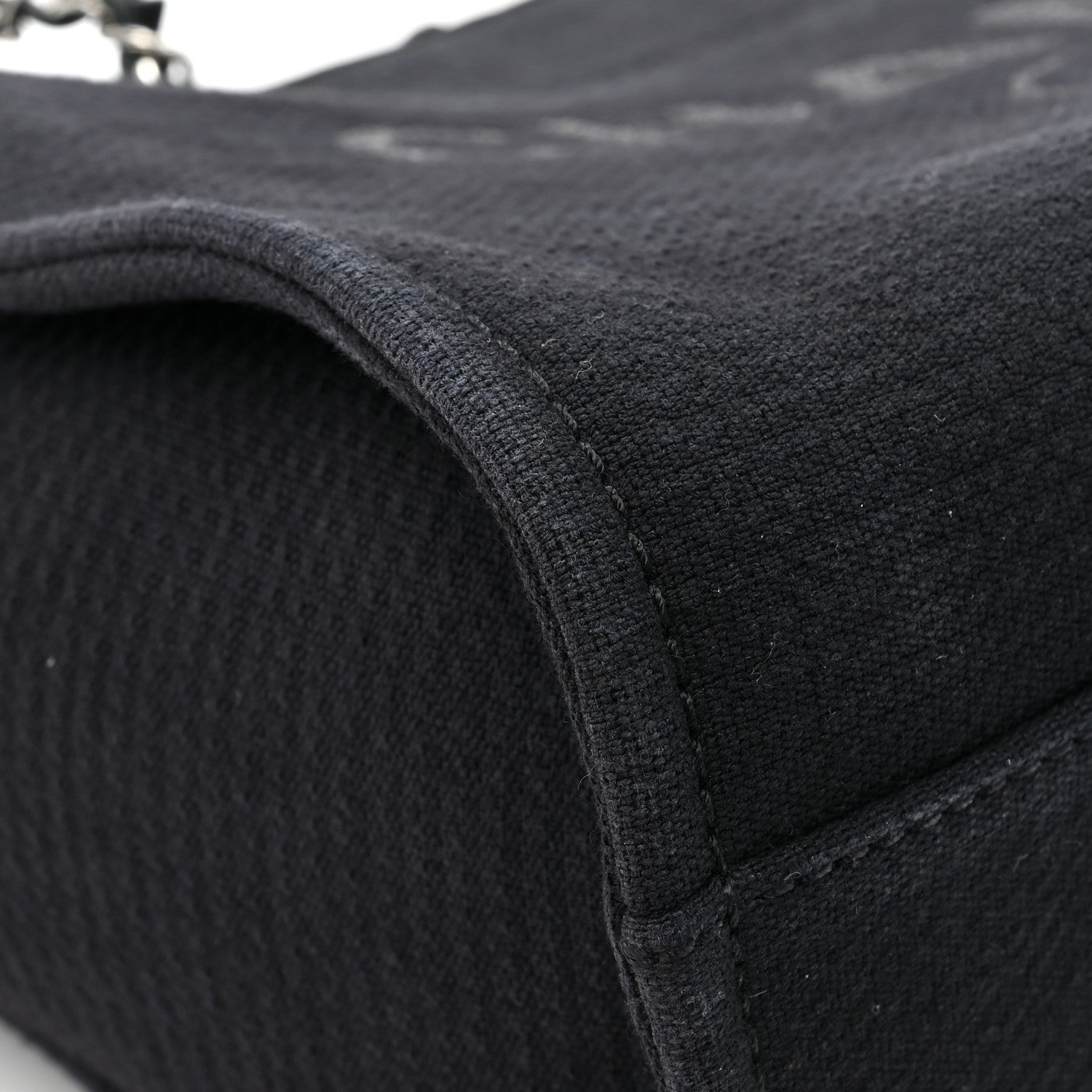 Chanel Mixed Fibers Small Deauville Tote Black 12 of 15