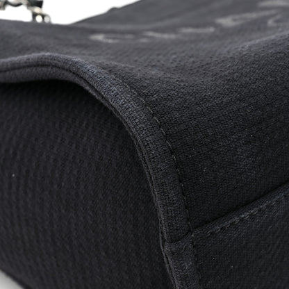 Chanel Mixed Fibers Small Deauville Tote Black 12 of 15