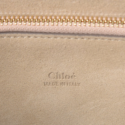 Chloe Suede Calfskin Medium Faye Shoulder Bag Tobacco 7 of 9