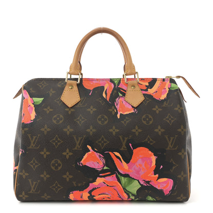 Louis Vuitton Monogram Roses Speedy 30 1 of 12