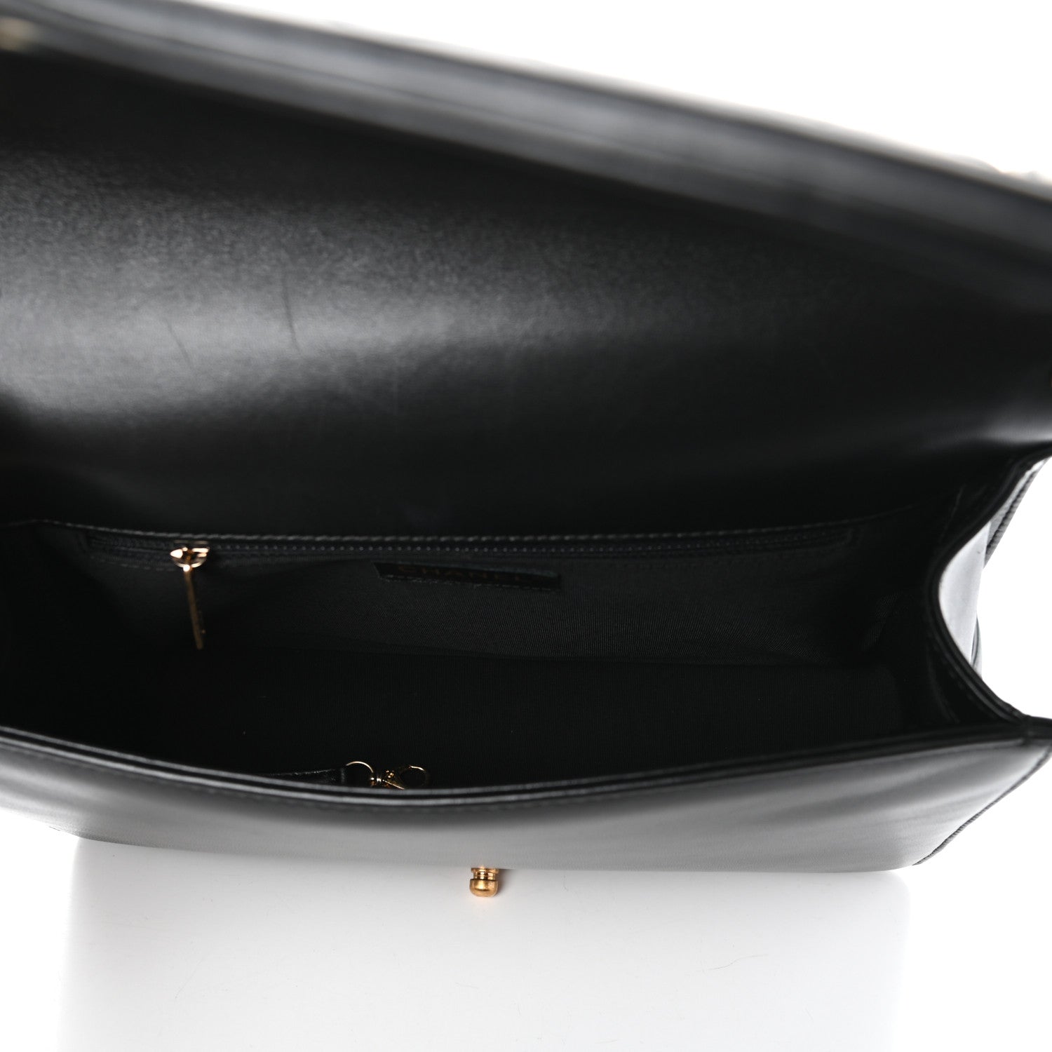 Chanel Lambskin Quilted Large Boy Flap Black 5 of 10