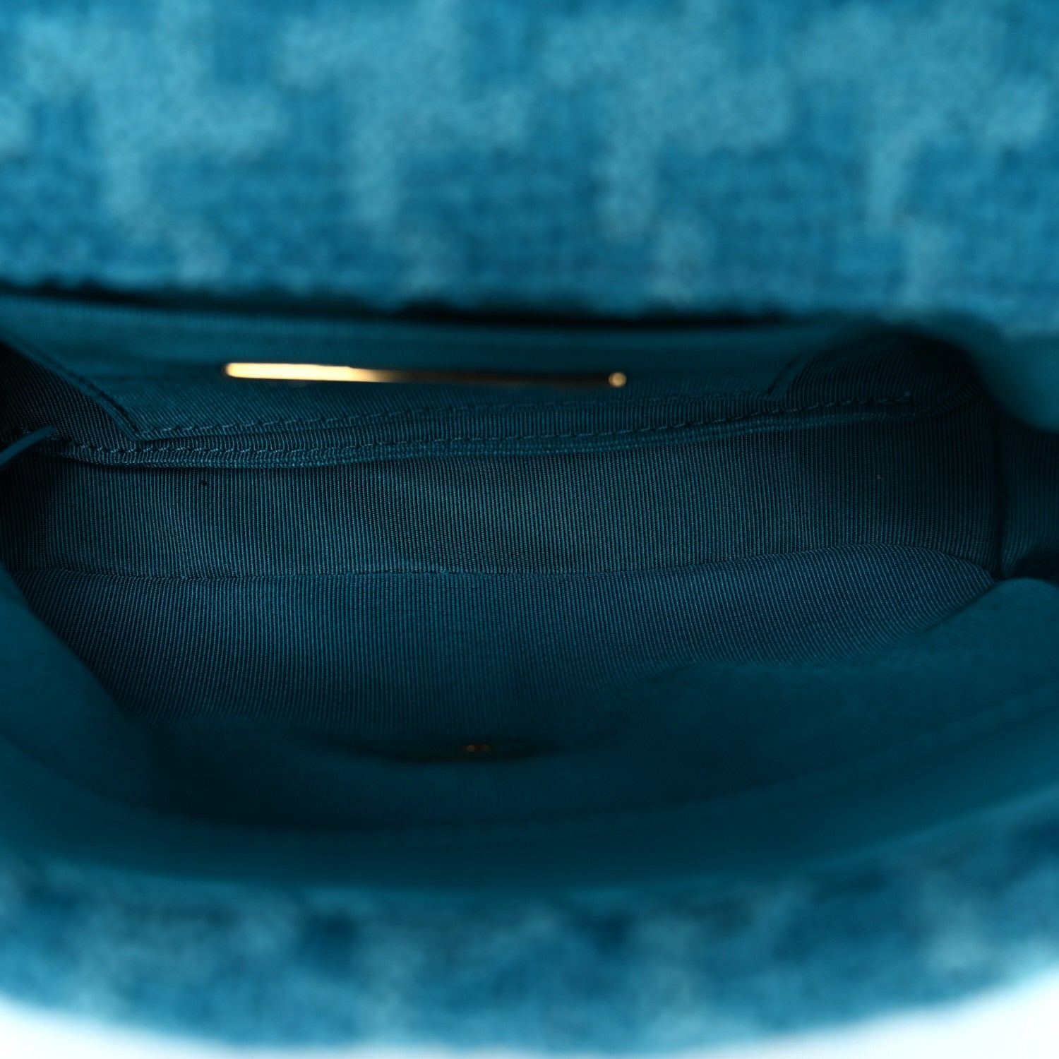 Chanel Tweed Quilted Chanel 19 Waist Bag Turquoise 5 of 10