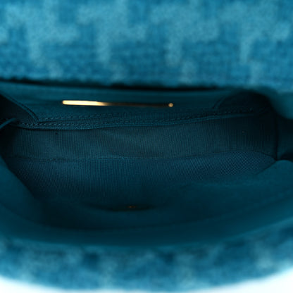 Chanel Tweed Quilted Chanel 19 Waist Bag Turquoise 5 of 10