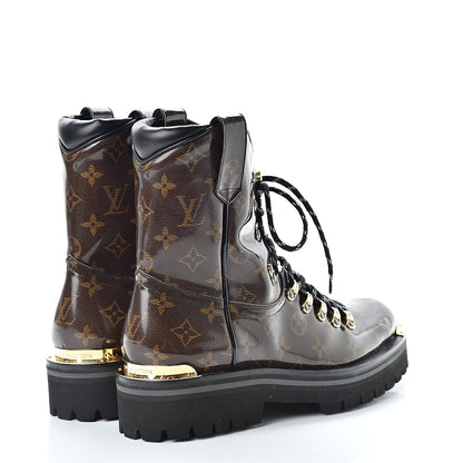 Louis Vuitton Monogram Glaze Mens Outland Ankle Boots 9 Ebene 4 of 9