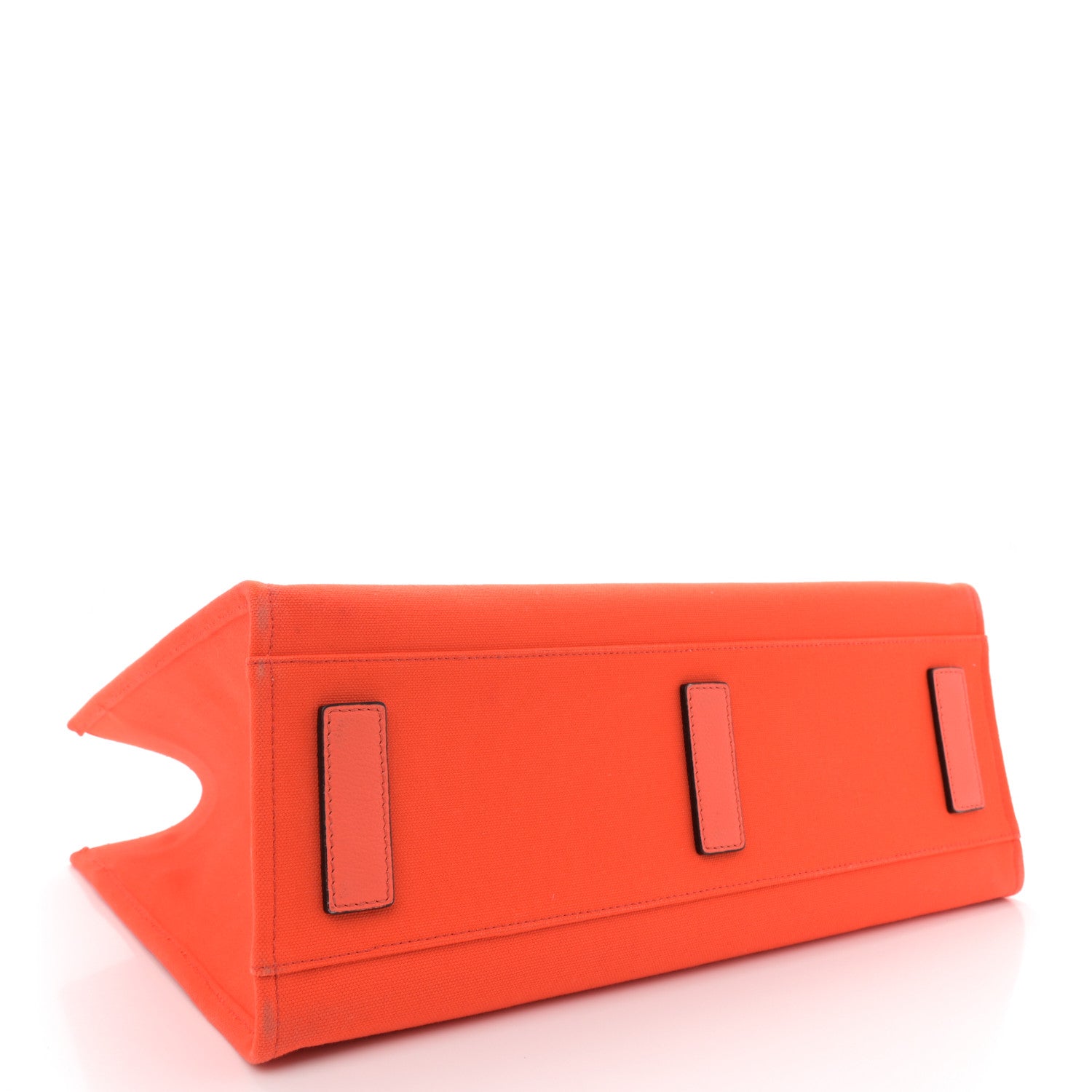 Versace Canvas Calfskin Large La Medusa Tote Bag Orange 4 of 13