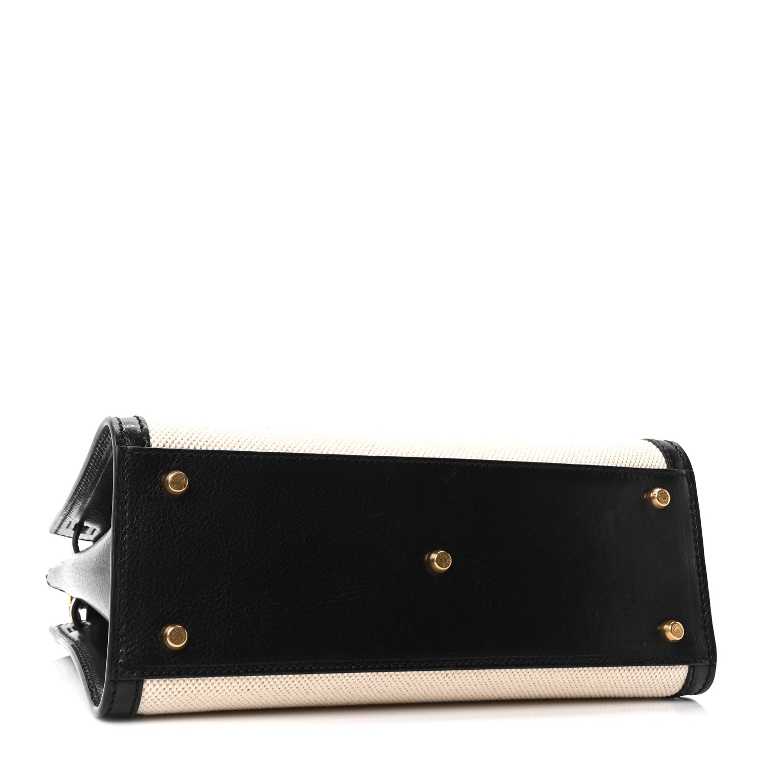 Dolce & Gabbana Calfskin Canvas Medium Sicily 62 Naturale Black 4 of 10
