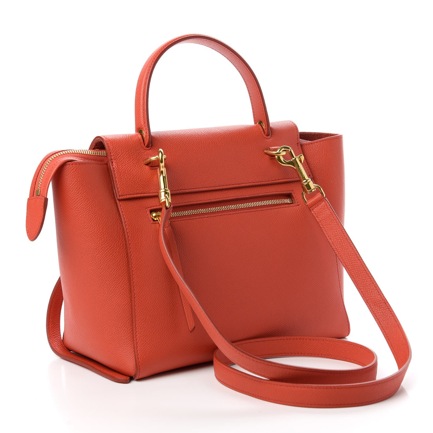 Celine Baby Grained Calfskin Micro Belt Bag Poppy 3 of 10