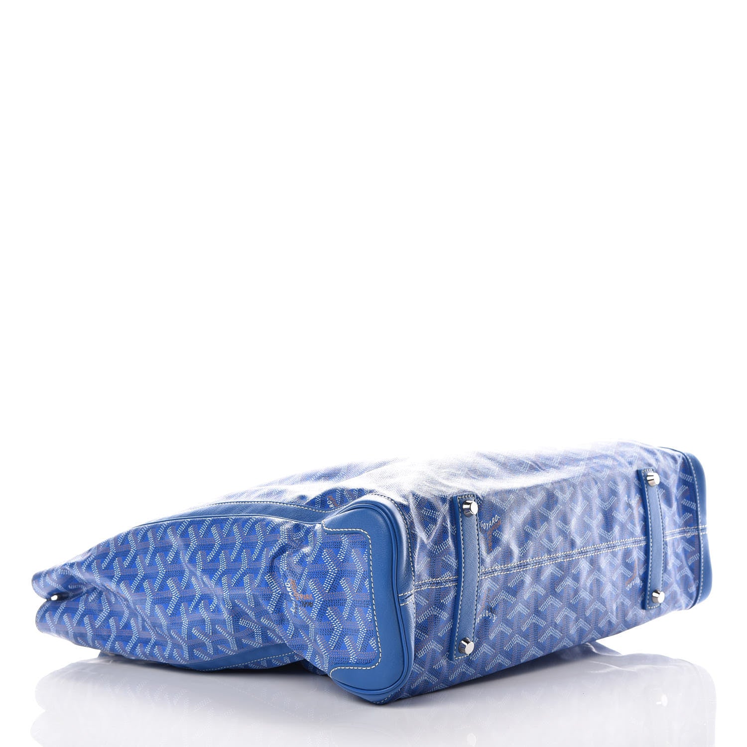 Goyard Goyardine Voltaire Tote Sky Blue 4 of 10