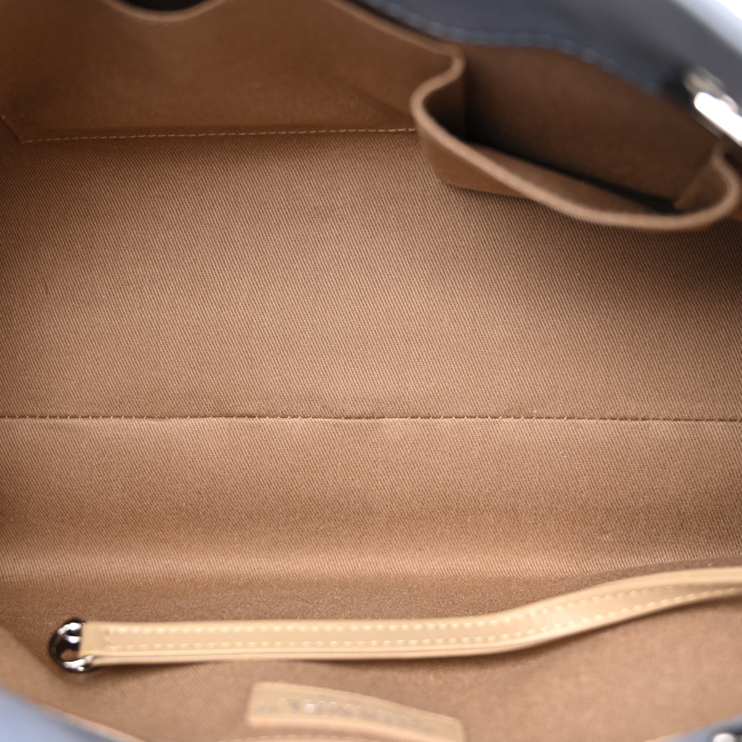 Washed Calfskin Diamond Stitch Large Hamptons Shopping Tote Blue