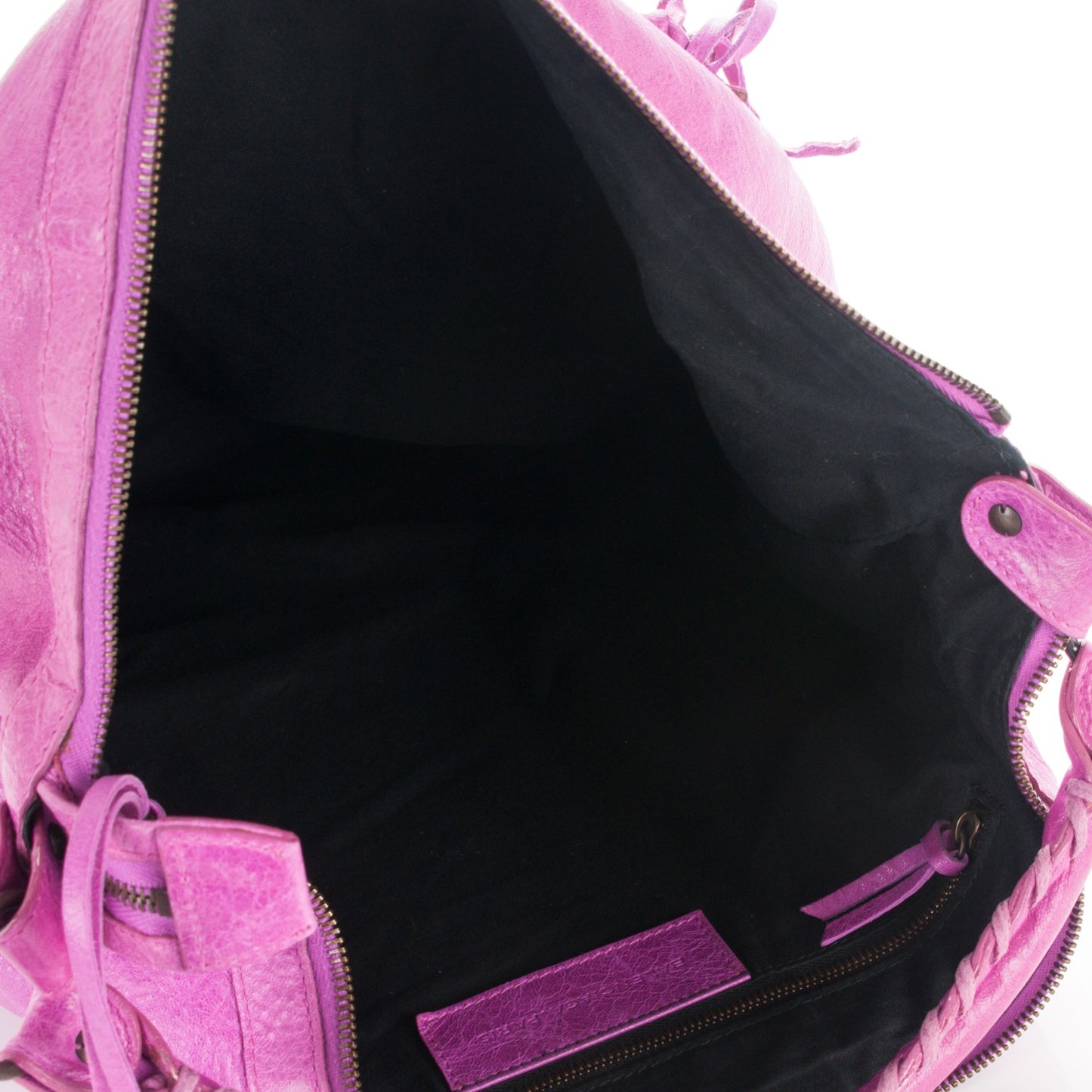 Agneau Classic Hardware Day Hobo Amethyst